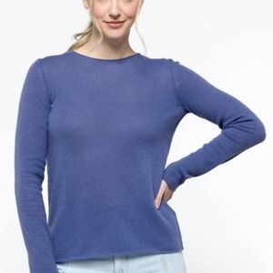 Andre Oliver Classic Blue Crew Neck Sweater